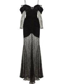 RASARIO Crystal Ring off-shoulder Gown - at Farfetch