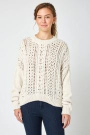 RD Style Pointelle Sweater at South Moon Under