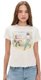 RE/DONE Classic Tee Drinks Vintage White M at Shopbop
