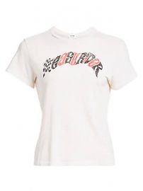 RE DONE - Classic Easy Rider Cotton Tee at Saks Fifth Avenue