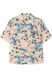 RE DONE - Printed voile shirt at Net A Porter