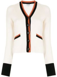 RE DONE 60s Striped Trim Cardigan - Farfetch at Farfetch