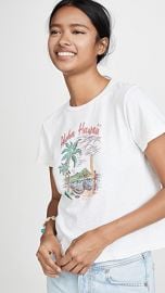 RE DONE Aloha Classic Tee at Shopbop