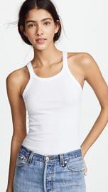 RE DONE Ribbed Tank at Shopbop