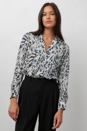 REBEL SHIRT - IVORY SNOW LEOPARD at Rails