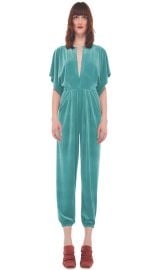 RECTANGLE JOG JUMPSUIT Vintage Mint Norma Kamali at Norma Kamali