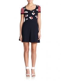 RED Valentino - Summer Leo Knit Dress at Saks Fifth Avenue