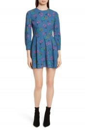 RED Valentino Anemone Floral Print Crepe Dress at Nordstrom