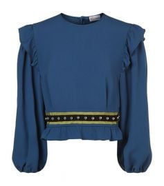 RED Valentino Ball Stud Embellished Blouse at Harrods