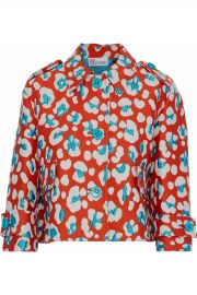 RED Valentino Cotton-blend jacquard jacket at The Outnet