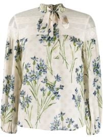 RED Valentino Floral Print Blouse - Farfetch at Farfetch