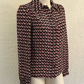 RED Valentino Tops Red Valentino 0 Silk Blouse Sz 40 Made In Usa Poshmark at Poshmark