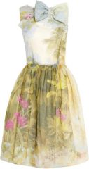 RED Valentino painted dress at Net A Porter