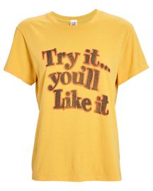 REDONE 70s Recycled Loose T-Shirt at Intermix