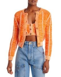 REDONE Baby Crewneck Button Front Cardigan Bloomingdales at Bloomingdales