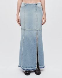 REDONE Column Maxi Skirt in Mojave at Re/Done