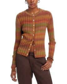 REDONE Poor Boy Ribbed Slim Cardigan Bloomingdales at Bloomingdales