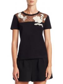 REDValentino - Floral Cotton Top at Saks Fifth Avenue