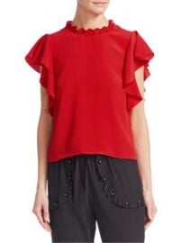 REDValentino - Summer Crepe Blouse at Saks Fifth Avenue