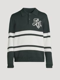 REIGNING CHAMP Supima Double Knit RCAW Rugby Sweater Holt Renfrew at Holt Renfrew