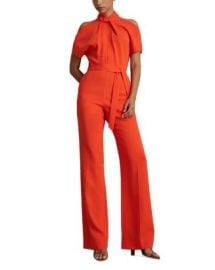 REISS Amari Cold Shoulder Jumpsuit Bloomingdales at Bloomingdales