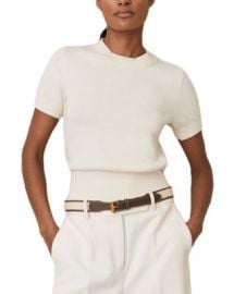 REISS Anita Knit Crewneck Top Bloomingdales at Bloomingdales