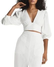 REISS Ava Bow Back Top   Bloomingdales at Bloomingdales