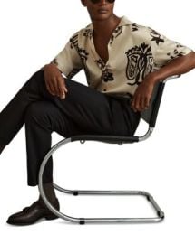 REISS Babylon Printed Camp Shirt Bloomingdales at Bloomingdales