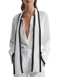 REISS Calli Tux Blouse Bloomingdales at Bloomingdales