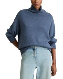 REISS Corrine Cashmere Blend Roll Neck Sweater Bloomingdales at Bloomingdales