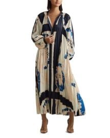 REISS Daiya Placement Print Maxi Dress Bloomingdale39s at Bloomingdales
