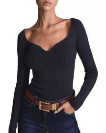 REISS Emira Ribbed Top   Bloomingdales at Bloomingdales