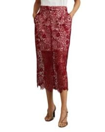 REISS Flo Lace Pencil Skirt Bloomingdales at Bloomingdales