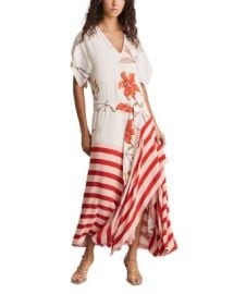 REISS Floral Stripe Dress Bloomingdales at Bloomingdales