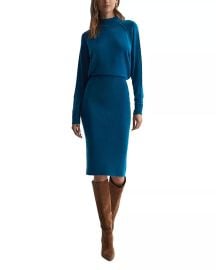 REISS Freya Mock Neck Bodycon Dress Bloomingdales at Bloomingdales