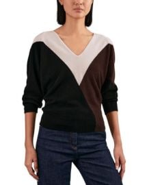 REISS June V Neck Colorblocked Sweater Bloomingdale39s at Bloomingdales