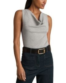 REISS Lyra Rib Cowl Neck Vest Bloomingdale39s at Bloomingdales