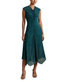 REISS Lyra Ruched Midi Dress Bloomingdales at Bloomingdales