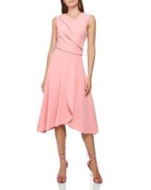 REISS Marling Sleeveless Draped Dress Women - Bloomingdale s at Bloomingdales