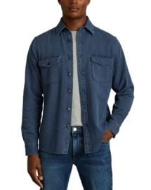 REISS McIlroy Button Front Denim Shirt Bloomingdale39s at Bloomingdales