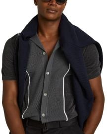 REISS Meastro Knit Camp Shirt Bloomingdales at Bloomingdales