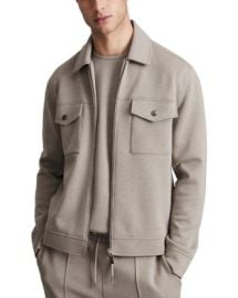 REISS Medina Interlock Full Zip Jacket Bloomingdales at Bloomingdales