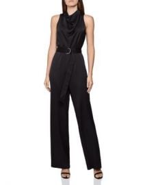 REISS Milo Sleeveless Belted Jumpsuit Women - Bloomingdale s at Bloomingdales