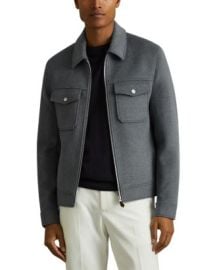 REISS Peridoe Full Zip Trucker Jacket Bloomingdalex27s Men at Bloomingdales
