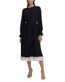 REISS Priya Pleated Midi Dress Bloomingdales at Bloomingdales