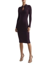 REISS Ronnie Ribbed Knit Bodycon Dress Bloomingdales at Bloomingdales