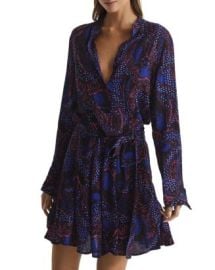 REISS Sienna Printed Mini Dress Bloomingdales at Bloomingdales