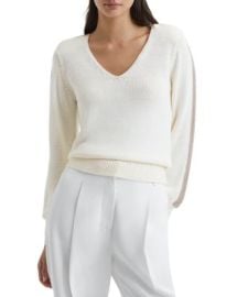 REISS Tara Color Blocked Sweater Bloomingdales at Bloomingdales