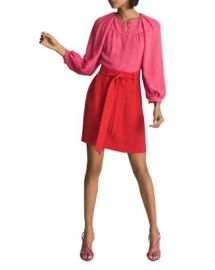 REISS Valentina Color Clash Dress    Bloomingdales at Bloomingdales