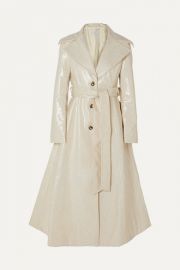 REJINA PYO - Rhea coated wool-blend trench coat at Net A Porter